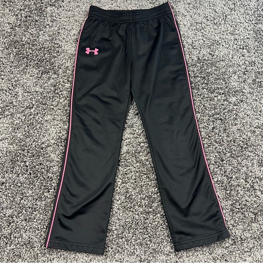 Under Armour Pants 6 Girls Sweatpants UA Black